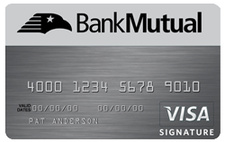 Bank Mutual Visa Bonus Rewards Plus Card