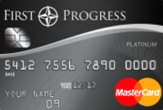 First Progress Platinum Select MasterCard® Secured Credit Card